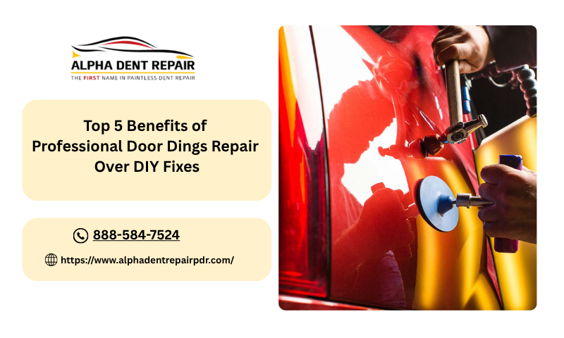 Top 5 Benefits of Professional Door Dings Repair Over DIY Fixes