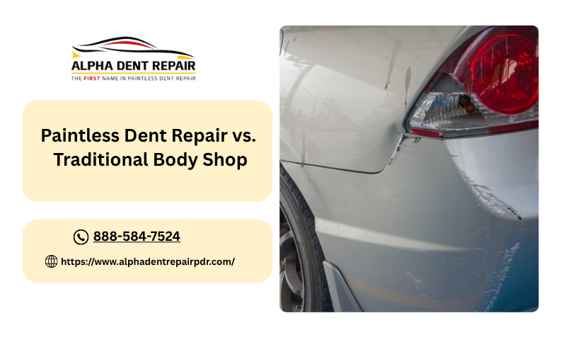 Paintless Dent Repair vs. Traditional Body Shop: Which Is Better for Dents?