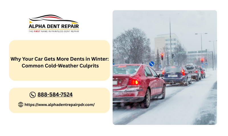 Why Your Car Gets More Dents in Winter
